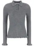 Cecilie Bahnsen Oda polo shirt - Grey