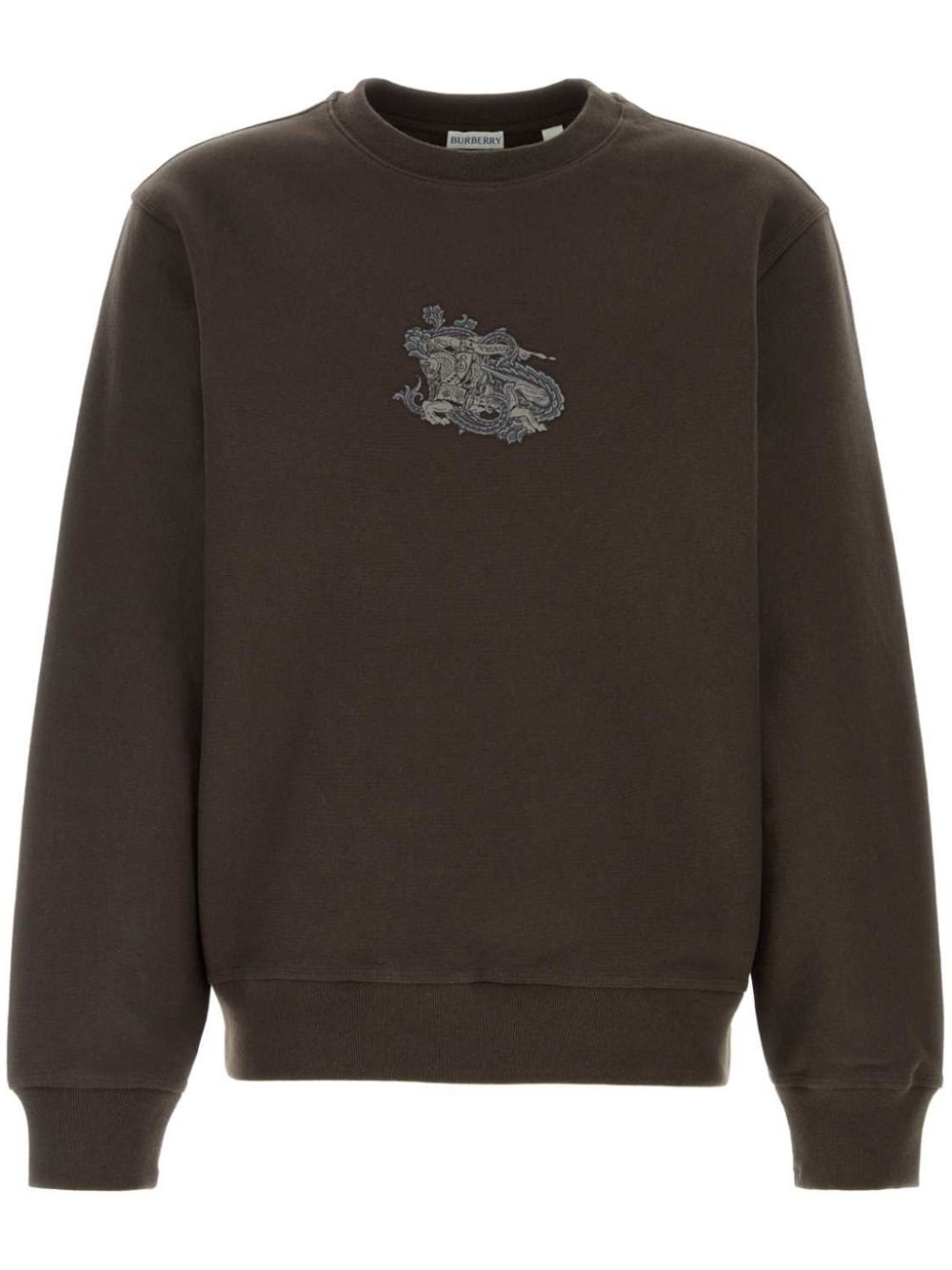 Burberry Sweater met grafische print Bruin