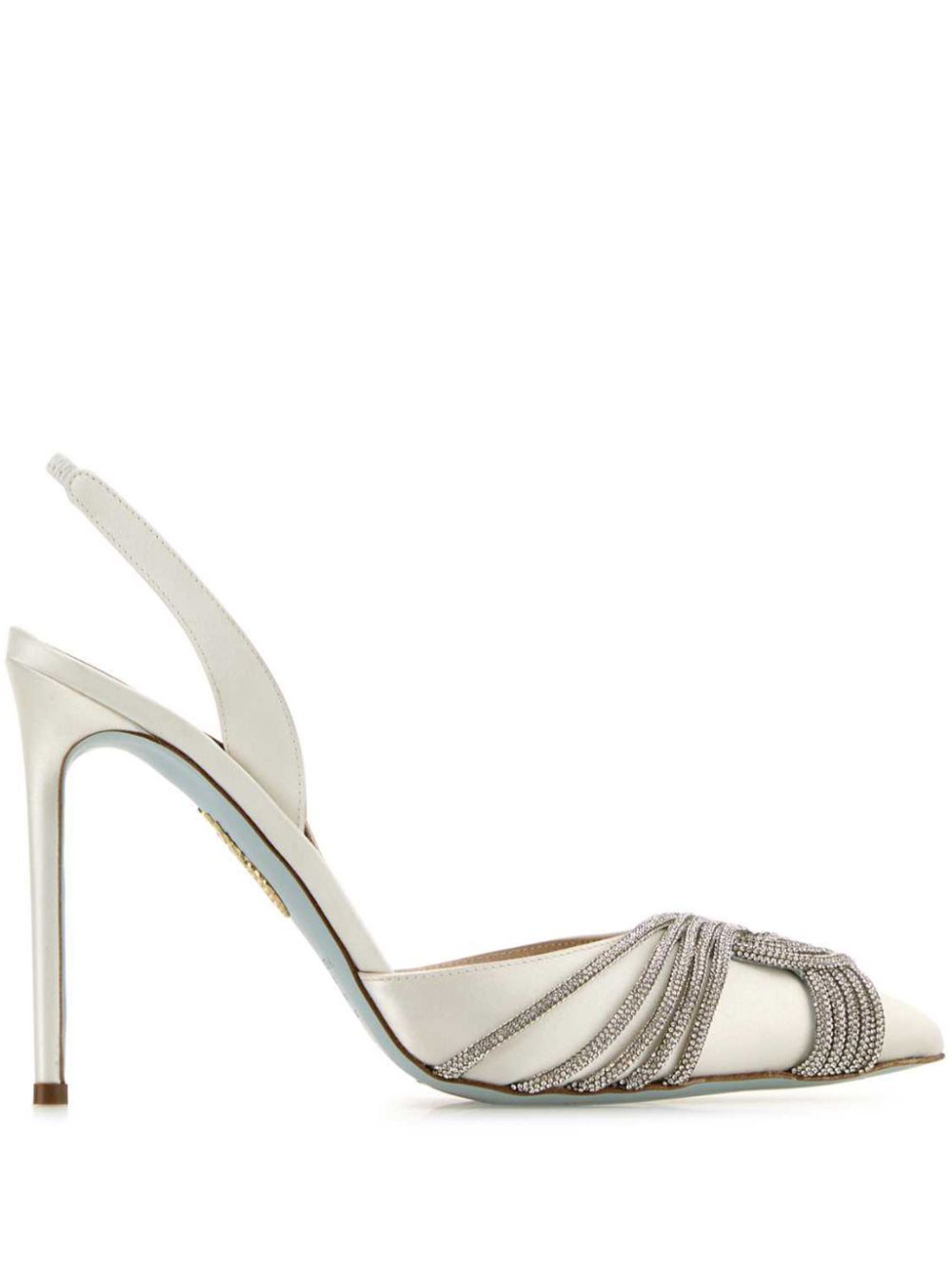 Aquazzura 105mm Gatsby pumps White