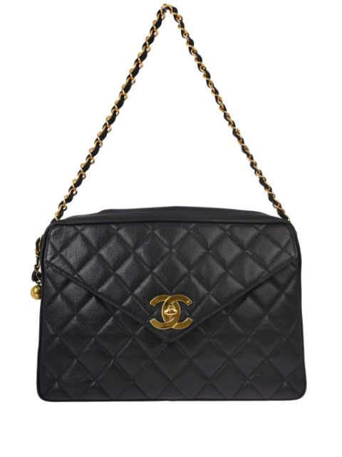 CHANEL Pre-Owned 1995 CC turn-lock shoulder bag WOMEN