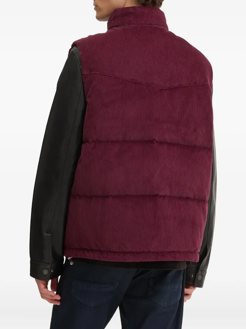 Levi's Rockridge Corduroy Gilet In Red