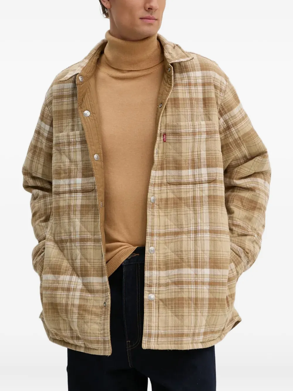 Levi's Bryant Padded Reversible Jacket In Neutral