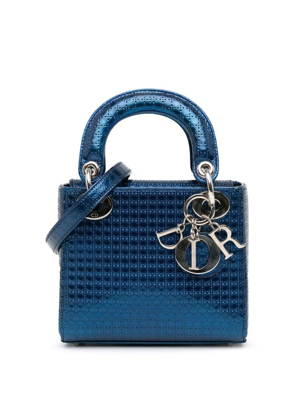 2016 Mini Patent Microcannage Lady Dior satchel