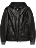 Corneliani leather jacket - Black