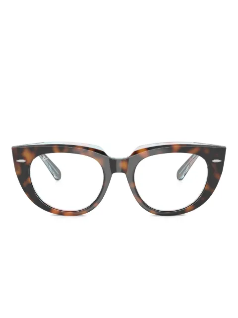Ray-Ban tortoiseshell cat-eye glasses