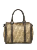 Fendi Pre-Owned 2000-2010 Zucca Mesh boston bag - Brown