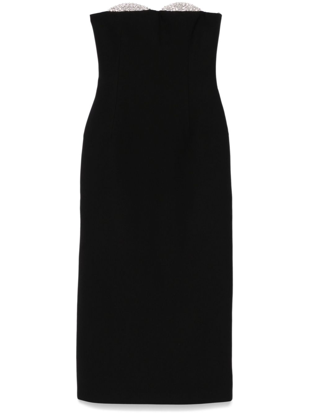 The New Arrivals Ilkyaz Ozel Noelie midi dress – Black