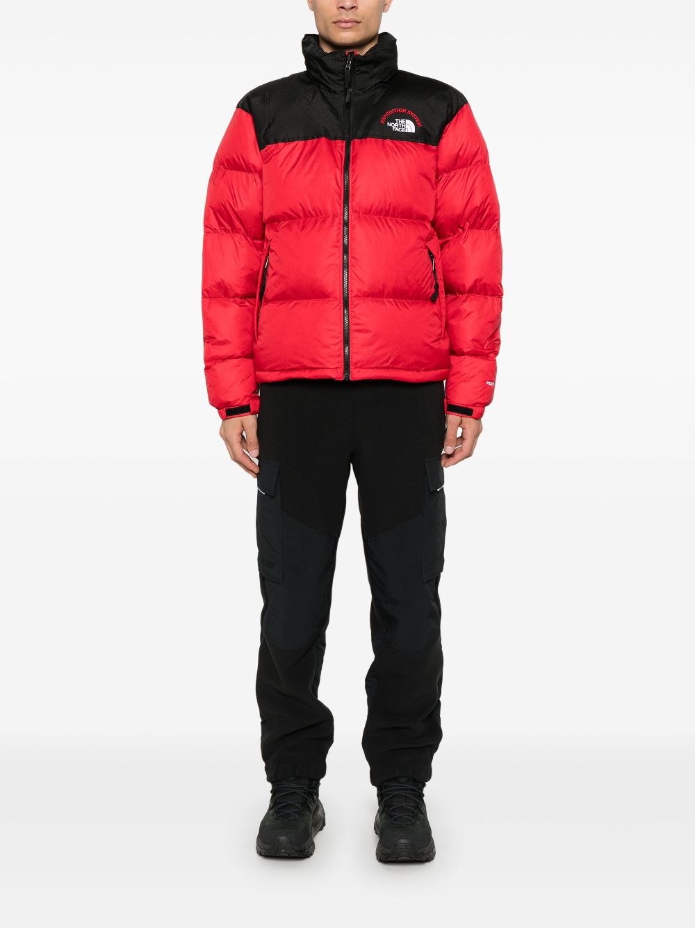 The North Face Donsjack met hoge hals - Rood