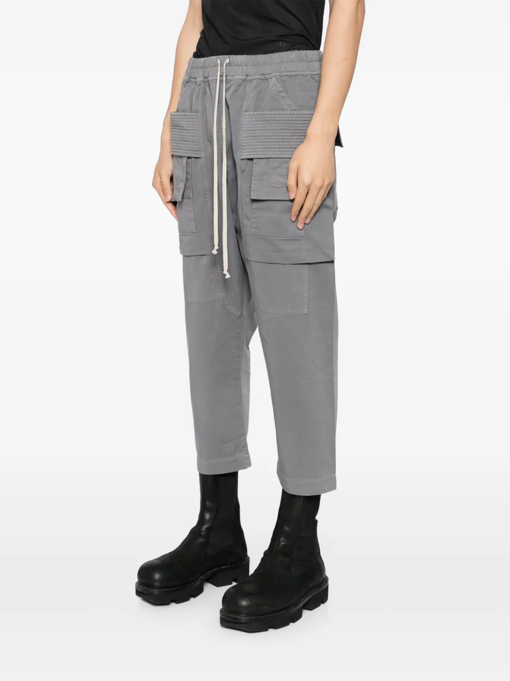 Rick Owens DRKSHDW Porterville Creatch cargo broek Grijs