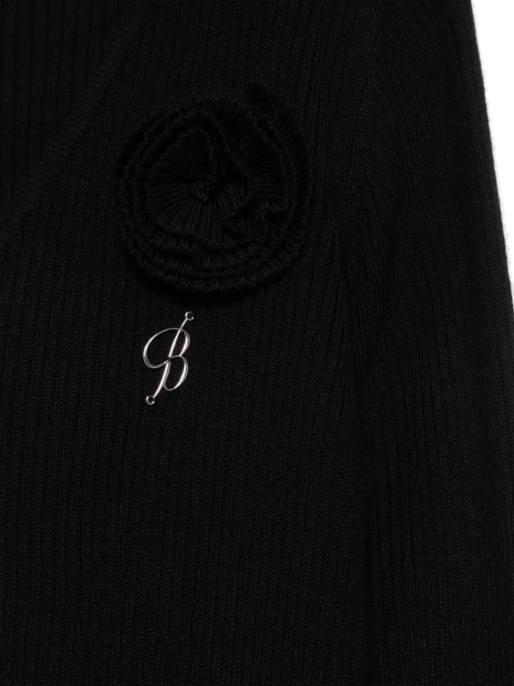 Miss Blumarine Katoenen vest Zwart