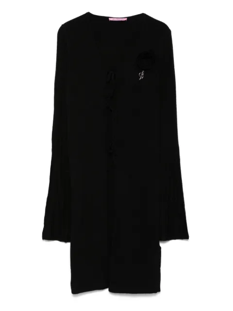 Miss Blumarine floral-appliqué cardigan