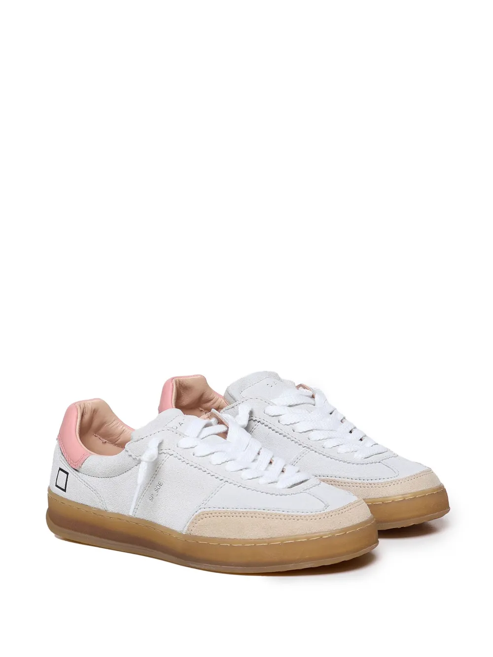 D.A.T.E. Leren sneakers - Wit