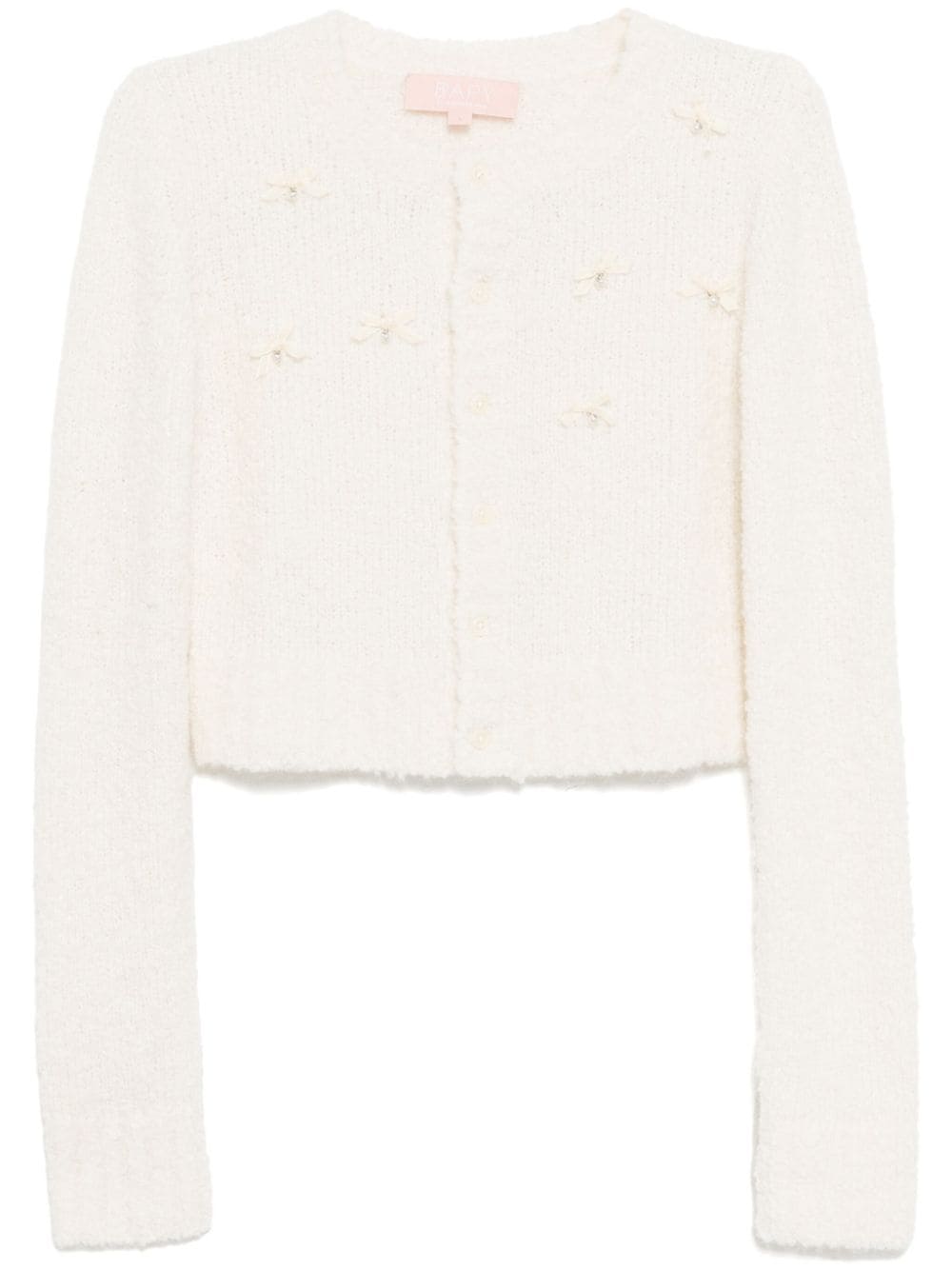 Bapy By *a Bathing Ape® Bow-detail Cardigans In Neutrals