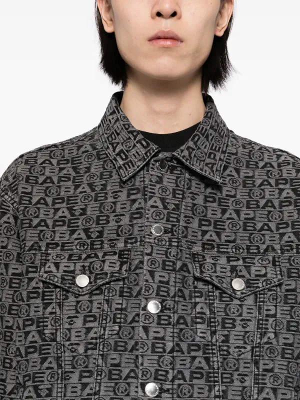 DISTRESSED 13OZ DENIM TRUCKER JACKET MENS – eu.bape.com