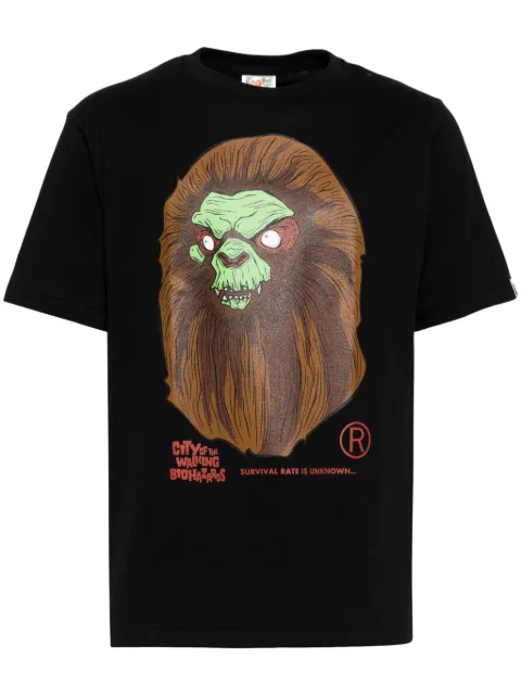 A BATHING APE® horror mad-face T-shirt