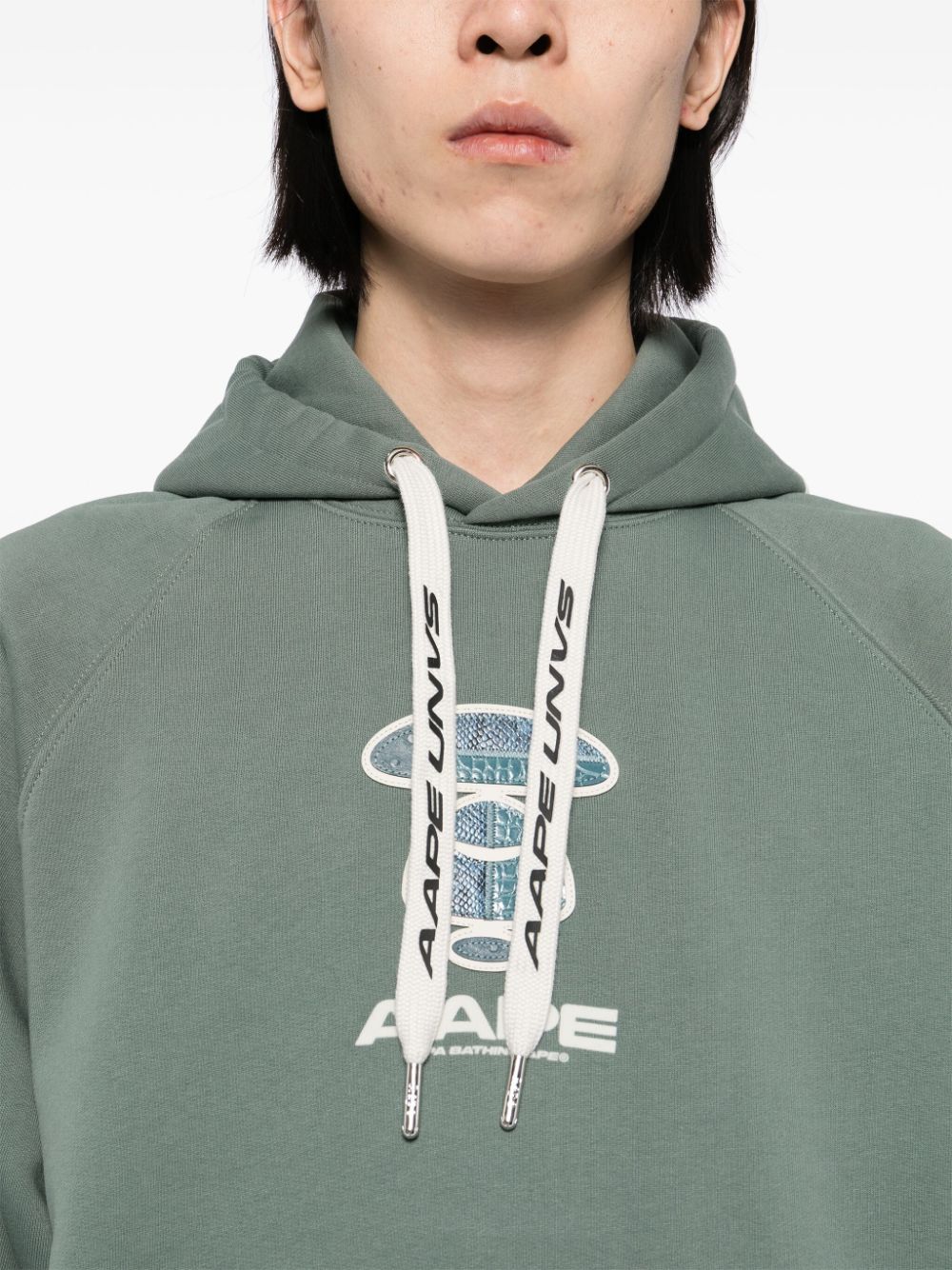 AAPE BY *A BATHING APE moonface-logo hoodie Men