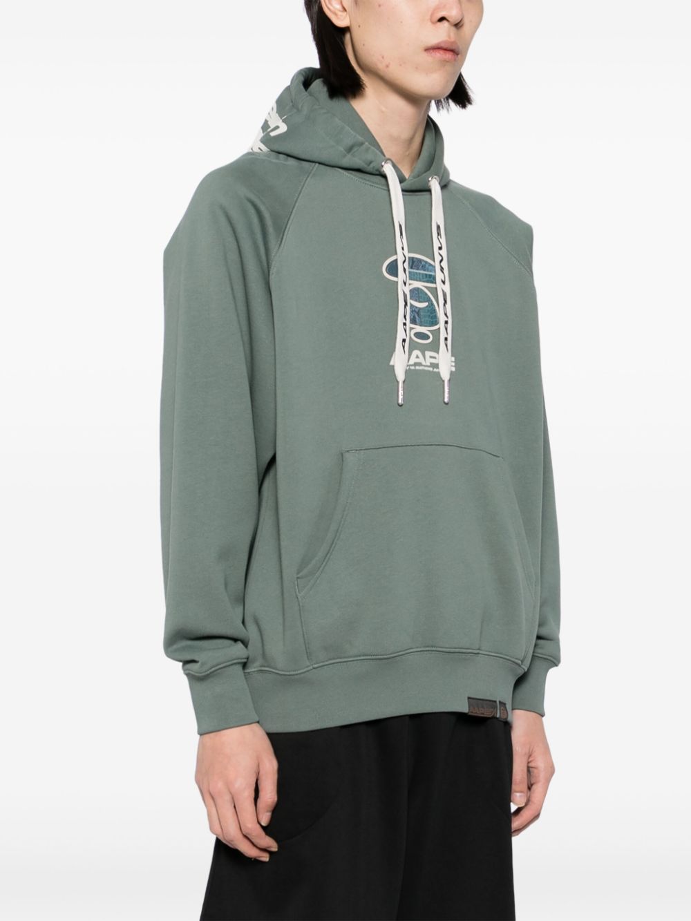 AAPE BY *A BATHING APE moonface-logo hoodie Men