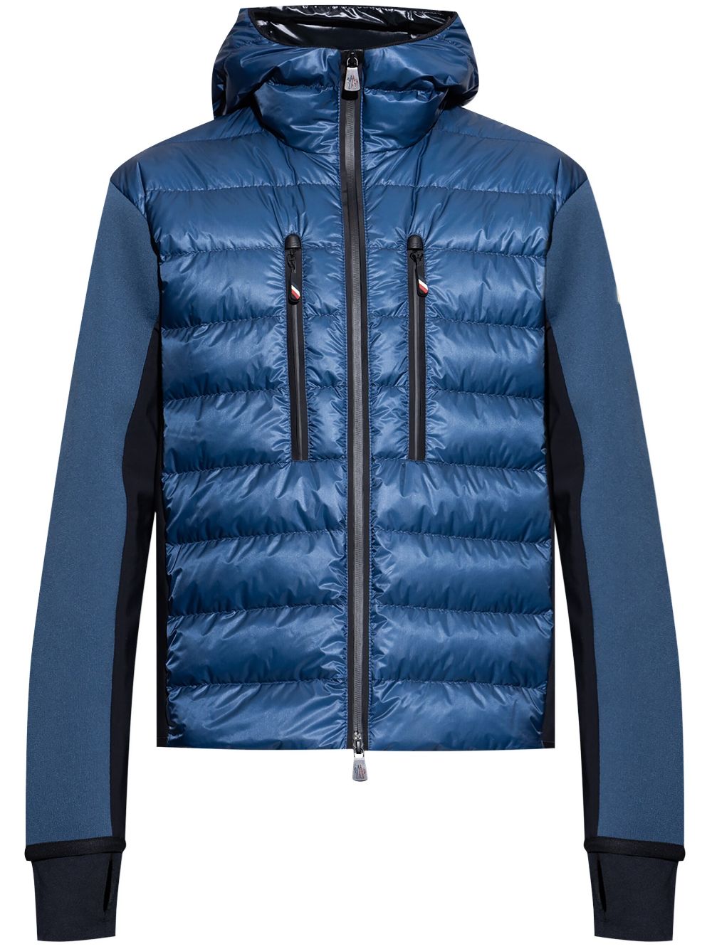 Moncler Grenoble Gewatteerd jack met rits Blauw