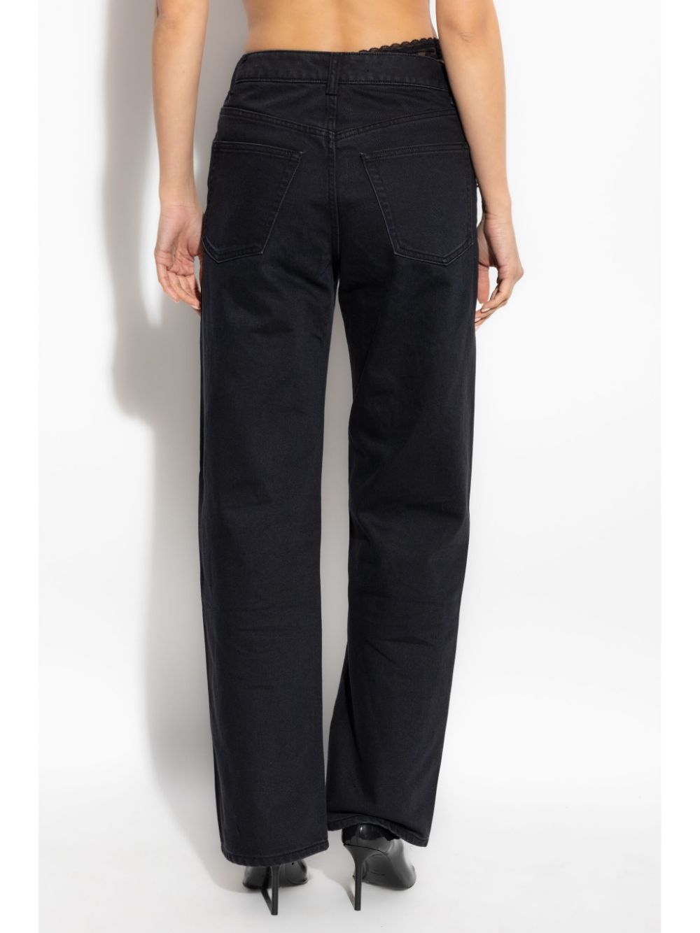 Alexander Wang lace-detailing straight jeans Women