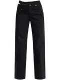 Alexander Wang lace-detailing straight jeans - Black