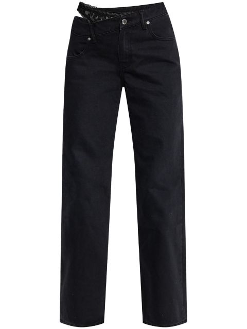 Alexander Wang lace-detailing straight jeans Women