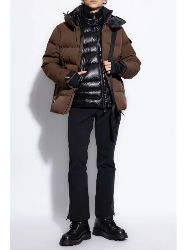 MONCLER GRENOBLE テイナミックフテットシャケット 【関税込】 Moncler Grenoble Montgetech Ski Jacket | Brown | FARFETCH