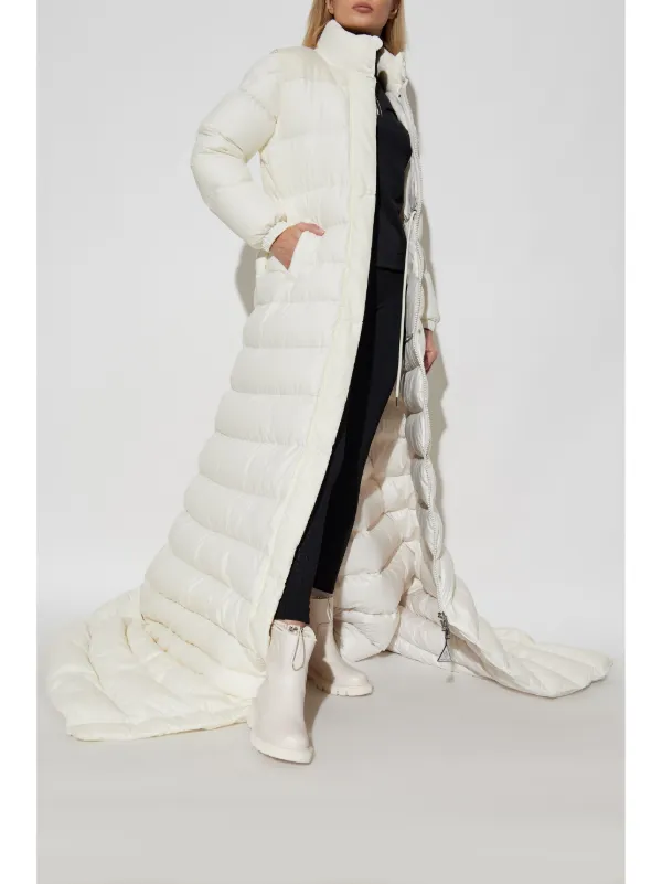 Moncler white women's coat online