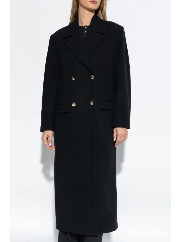 ジャケット ANINE BING Black Glenn double-breasted coat Anine Bing Anine Bing Black Glenn Double-Breasted Coat | Grailed
