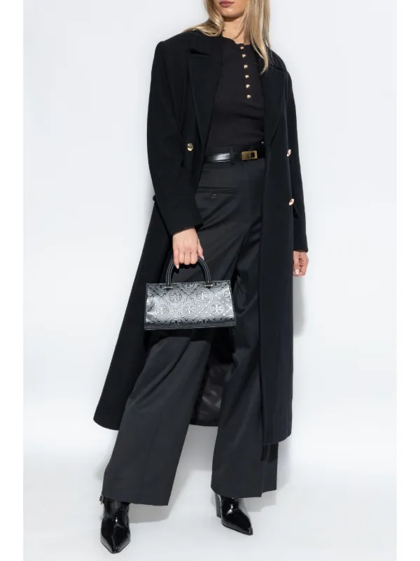 ジャケット ANINE BING Black Glenn double-breasted coat ANINE BING Glenn Peacoat in Black | REVOLVE