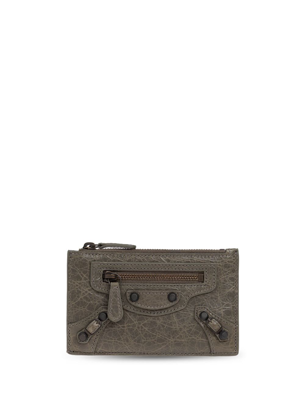 Shop Balenciaga Le City Card Holder In Grau