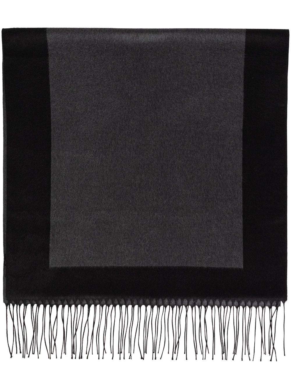 Shop Saint Laurent Cassandre Scarf In Black