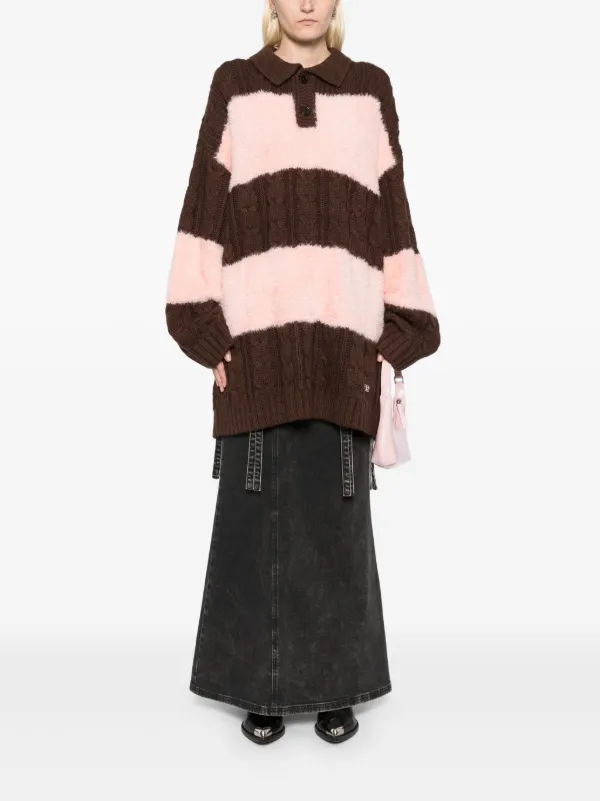 BAPY BY *A BATHING APE® ボーダー プルオーバー | ブラウン
