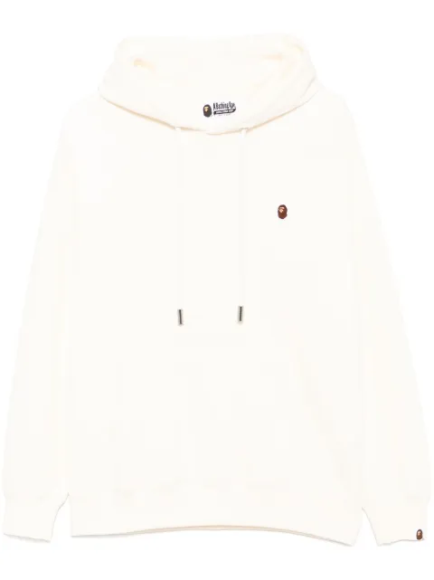 A BATHING APE® logo patched hoodie