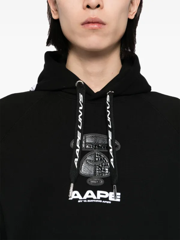 AAPE BY *A BATHING APE® ロゴ パーカー | ブラック | FARFETCH JP