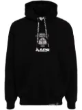 AAPE BY *A BATHING APE® moonface-logo hoodie - Black