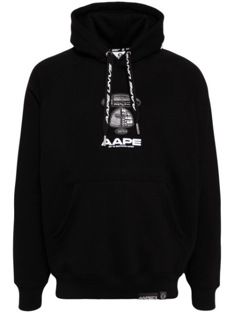 AAPE BY *A BATHING APE moonface-logo hoodie Men