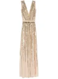 Saiid Kobeisy sequin long dress - Neutrals