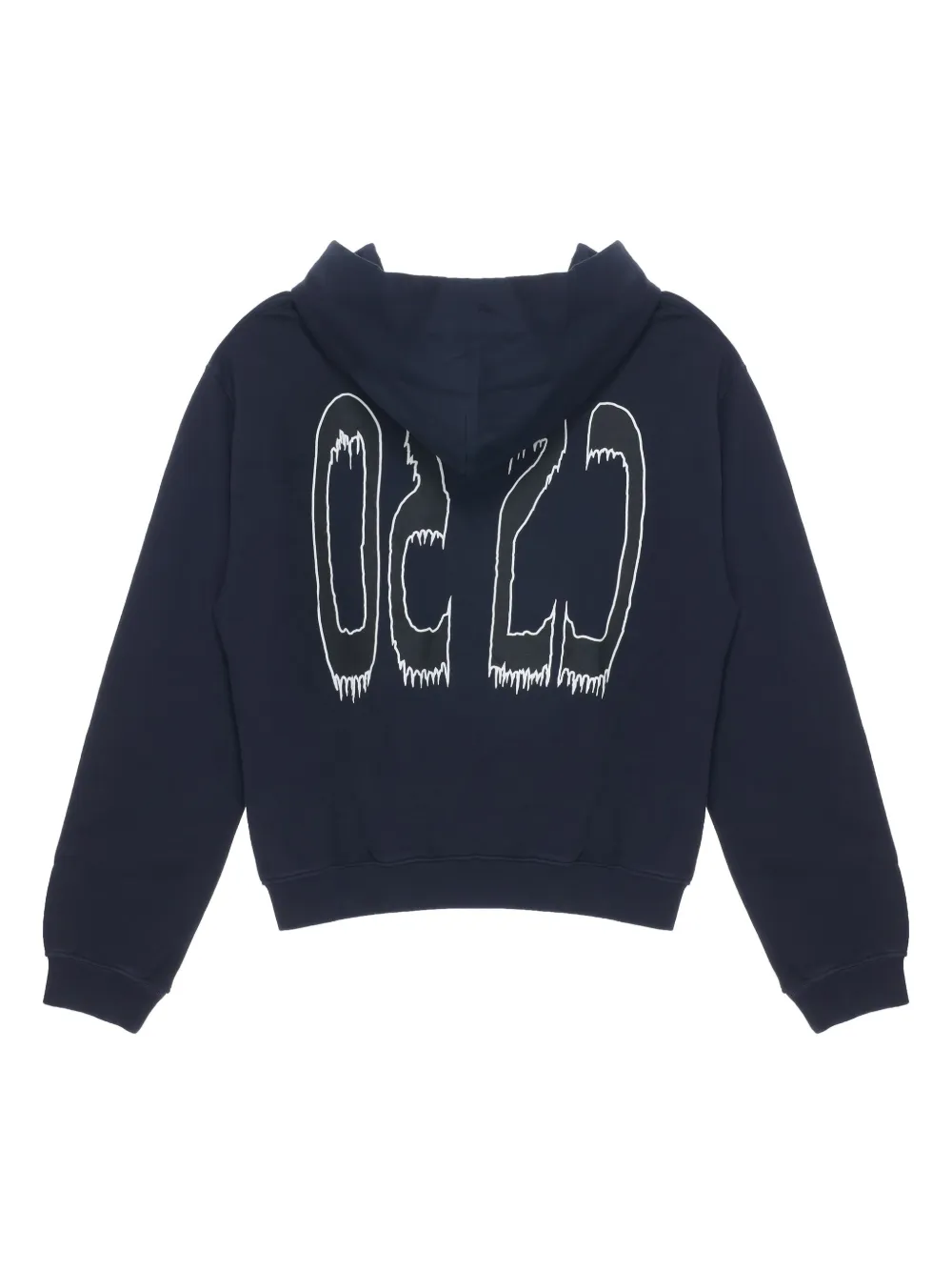 【032C】\"ROZSA VICTORIA\" HOODIE DARK BLUE RÓZSA VICTORIA