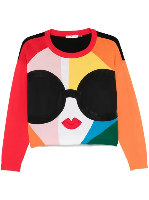 alice + olivia Gleeson Staceface sweater