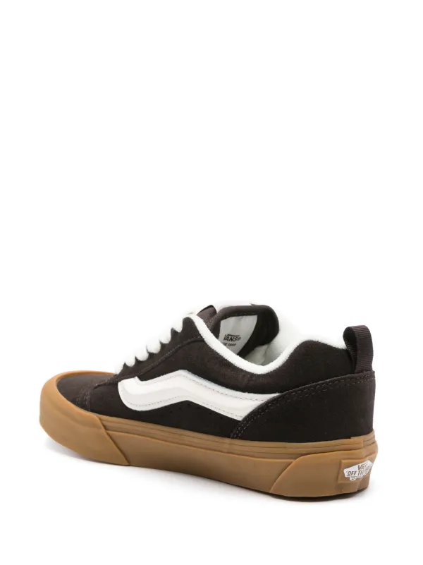 Sneakers Baskets Basses Vans Old Skool Noir Et Rose Vans Baskets
