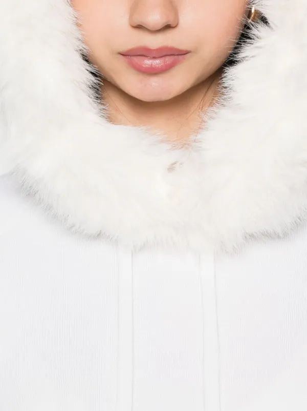 Alice + Olivia Oscar Hoodie | White | FARFETCH