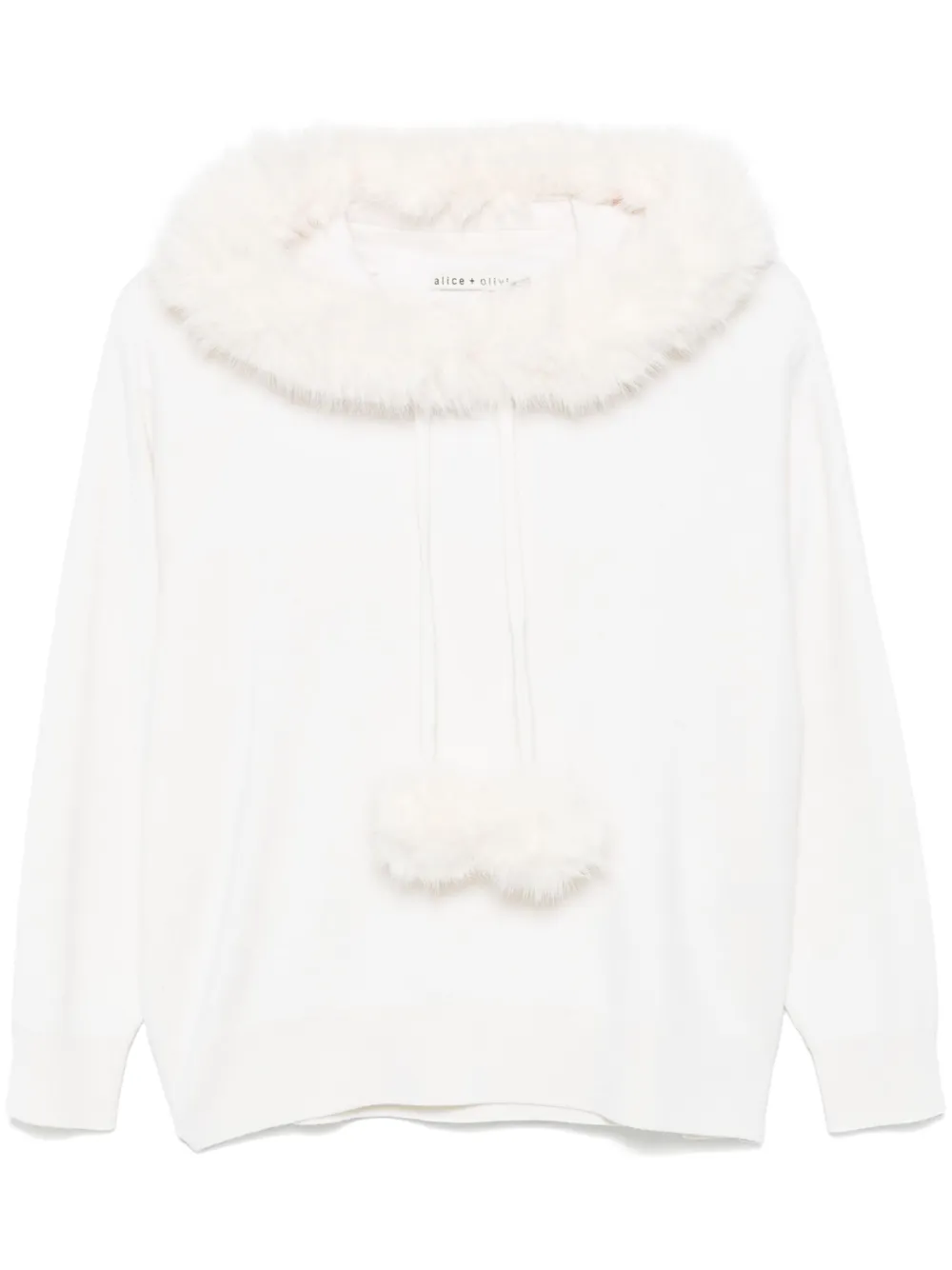 Alice + Olivia Oscar Hoodie | White | FARFETCH