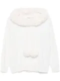 alice + olivia Oscar hoodie - White
