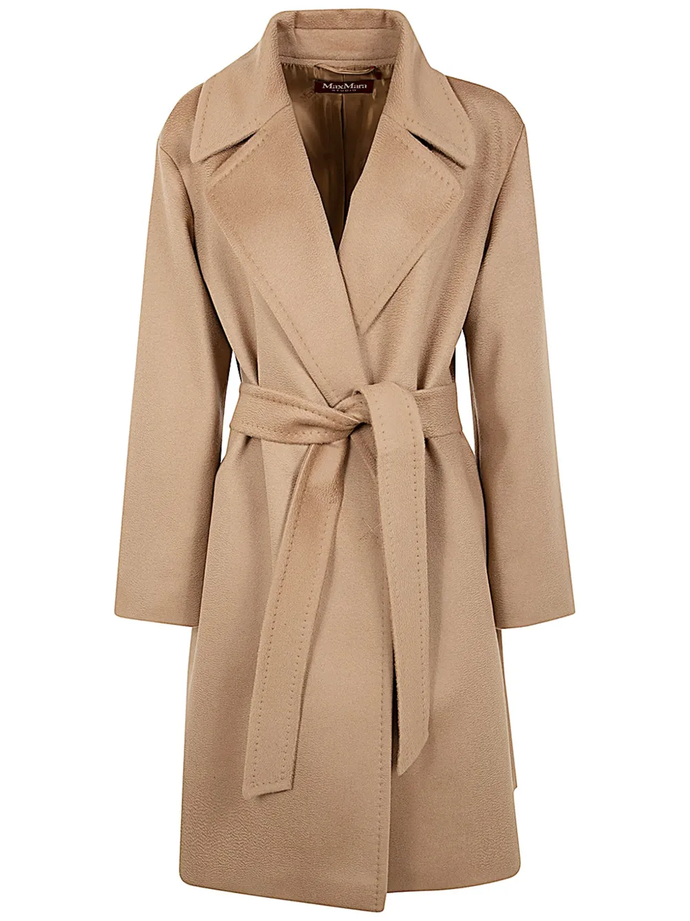 Max Mara Kasjmier jas Bruin