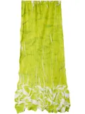 Sunnei print pleated skirt - Green