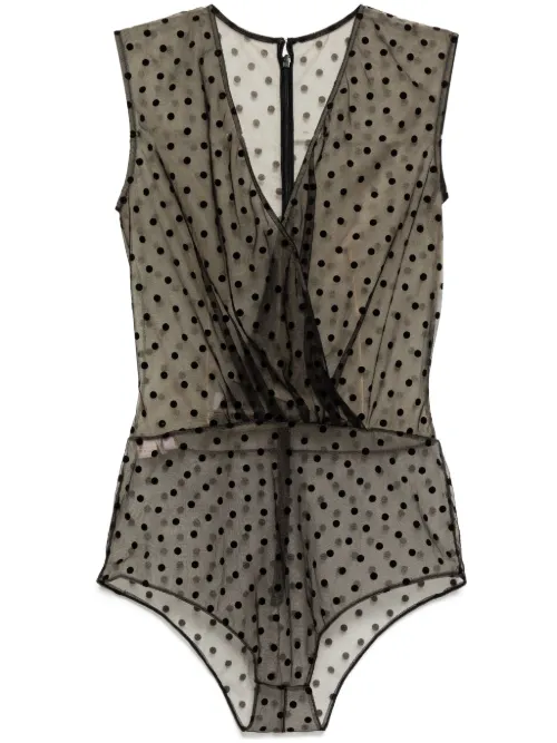 Body Dotted en tulle - Saiid Kobeisy - Modalova