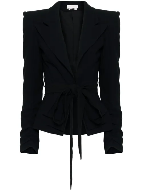 Veste de tailleur en crêpe - Saiid Kobeisy - Modalova