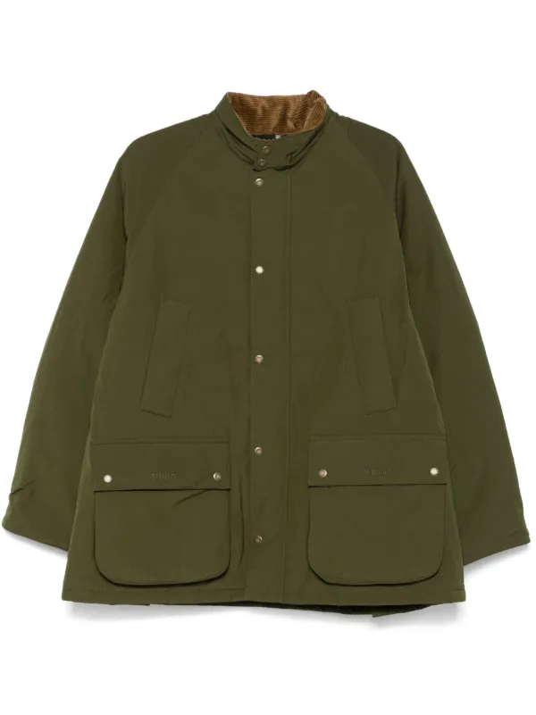 Barbour Bedale jacket men Polyamide Polyester Cotton Cotton L Green