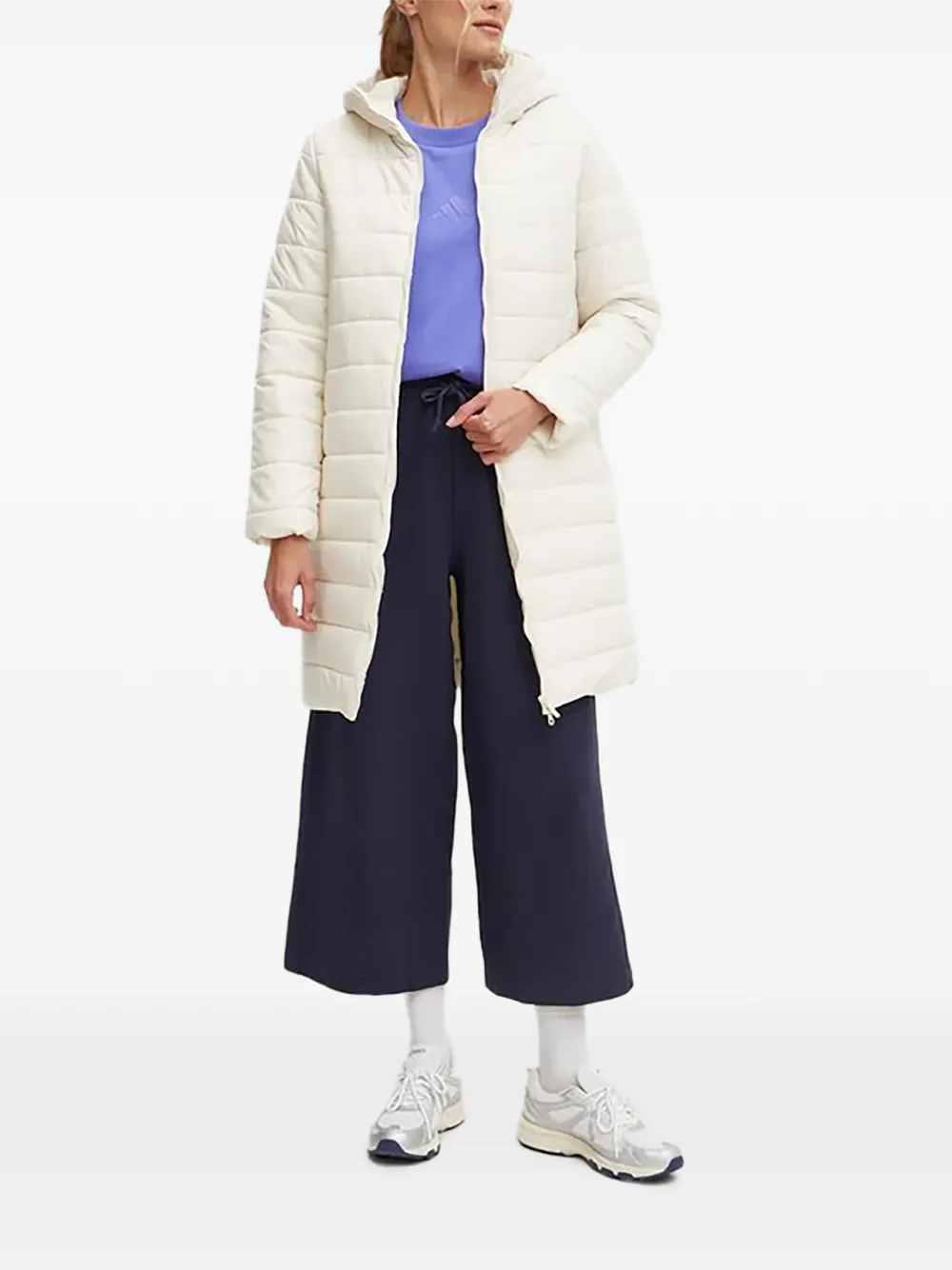 PUMA Essentials gewatteerde jas met capuchon Wit