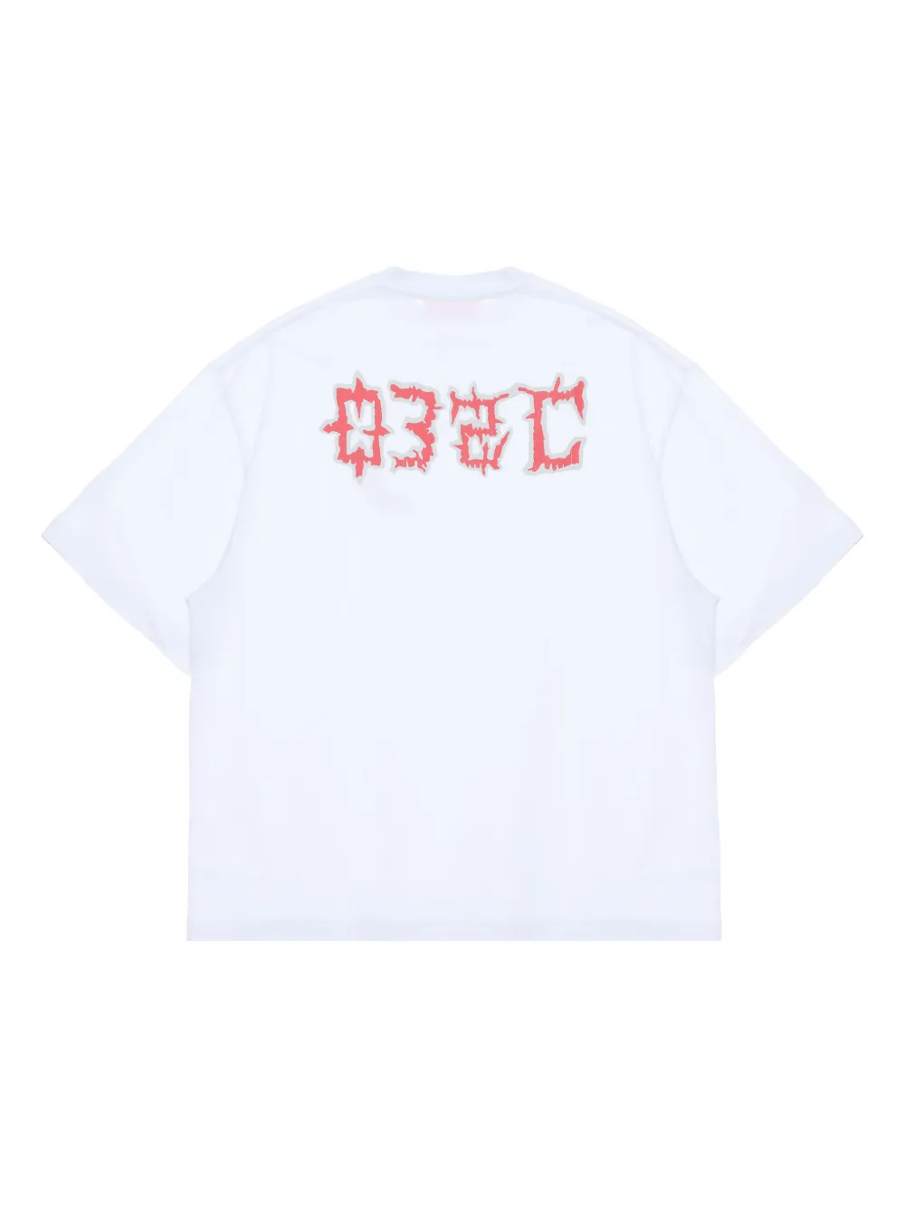 032C オンファイアロゴプリントTシャツ F24URC0152100 WHITE ON FIRE